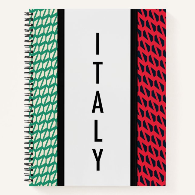 Cuaderno Bandera de Italia (Anverso)