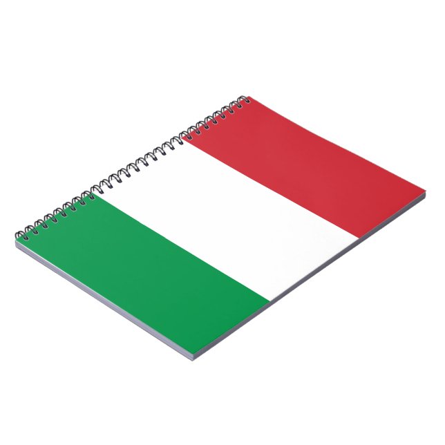 Cuaderno Bandera de Italia (Lado Izquierdo)