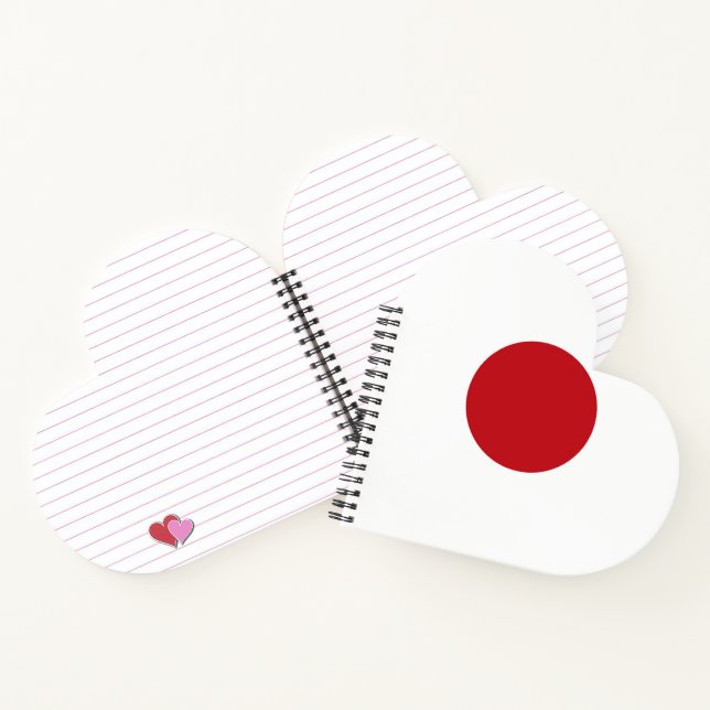 Cuaderno Bandera de Japón (Interior)