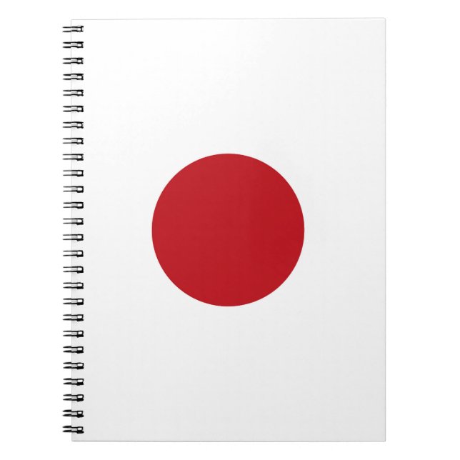 Cuaderno Bandera de Japón (Frente)