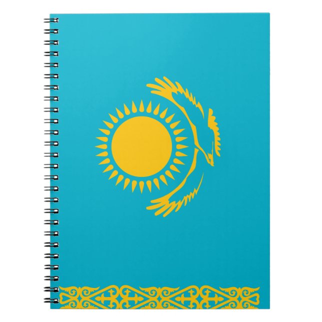 Cuaderno Bandera de Kazajistán (Frente)