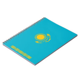 Cuaderno Bandera de Kazajistán