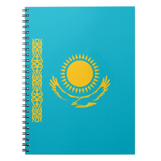 Cuaderno Bandera de Kazajistán (Frente)