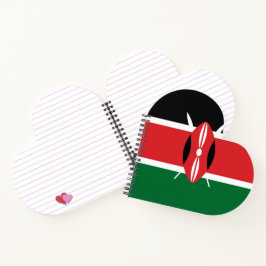 Cuaderno Bandera de Kenia