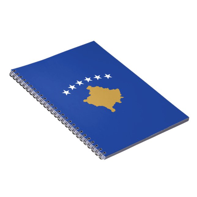 Cuaderno Bandera de Kosovo (Lado Derecho)