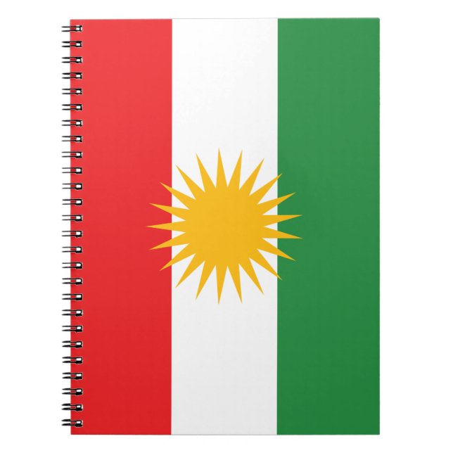 Cuaderno Bandera de Kurdistán (Frente)