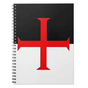 Cuaderno Bandera de la Cruz Templaria de los Caballeros Med
