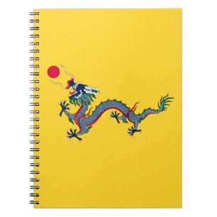 Cuaderno Bandera de la dinastía Qing de China