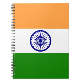 Cuaderno Bandera de la India