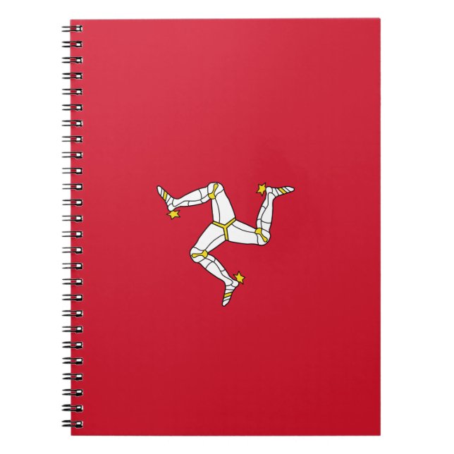 Cuaderno Bandera de la Isla de Man (Frente)