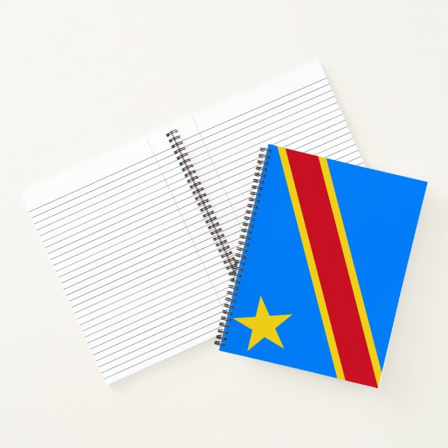 Cuaderno Bandera de la RDC (República Democrática del Congo (Interior)