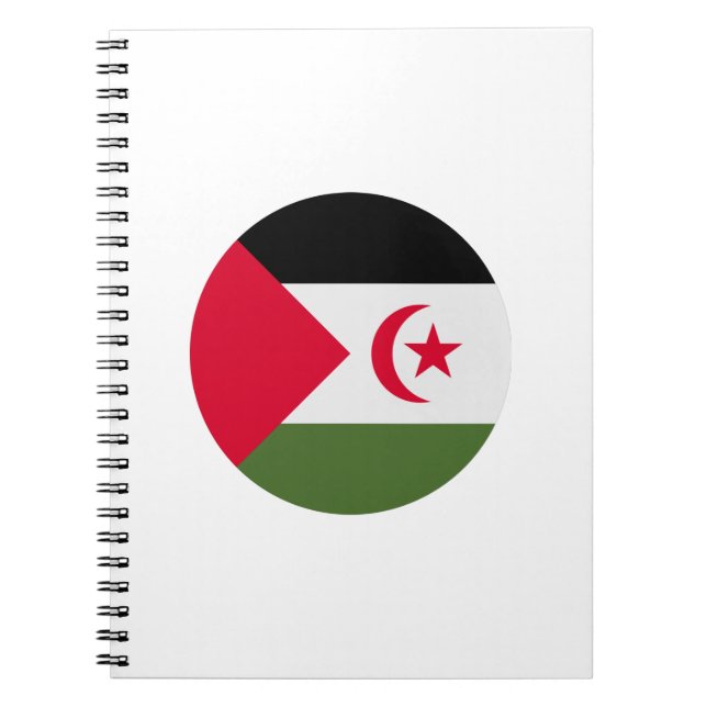Cuaderno Bandera de la República Árabe Saharaui Democrática (Frente)
