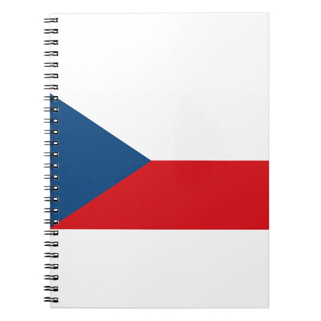 Cuaderno Bandera de la República Checa (Frente)