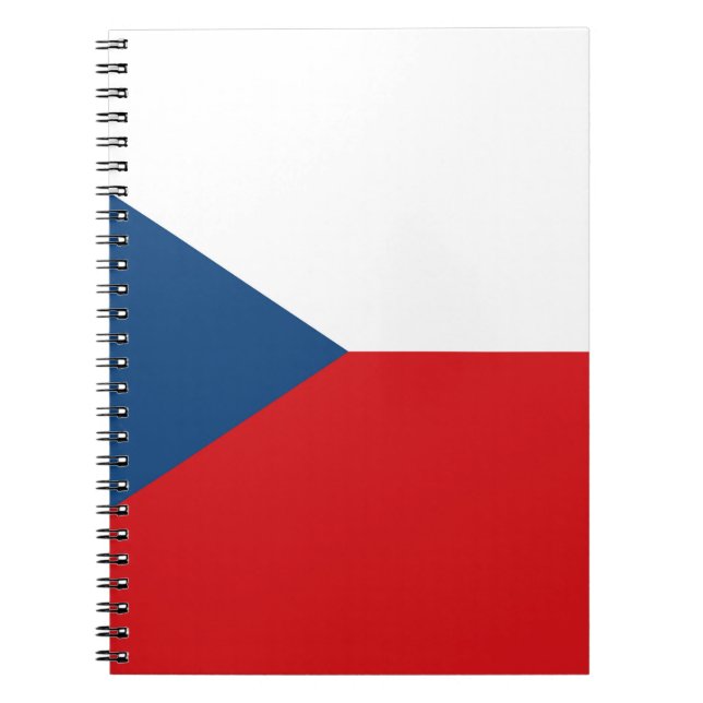 Cuaderno Bandera de la República Checa (Frente)
