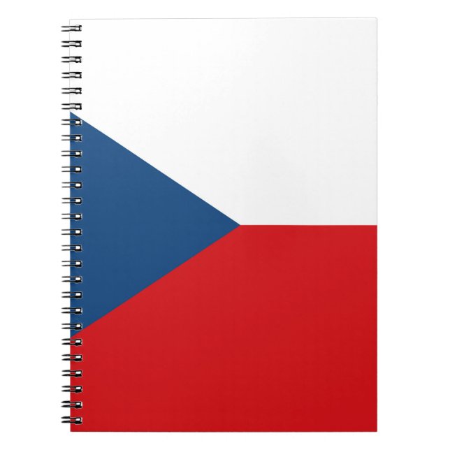 Cuaderno Bandera de la República Checa (Frente)