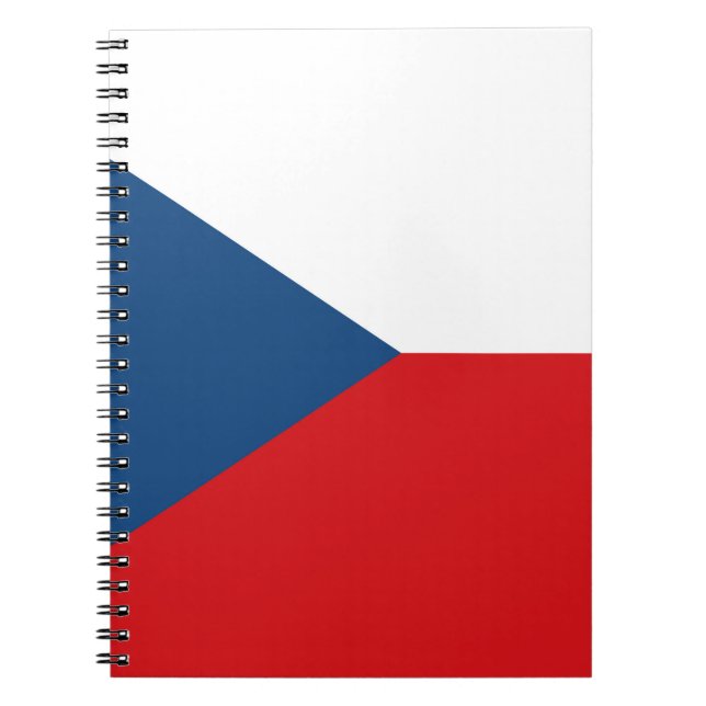 Cuaderno Bandera de la República Checa (Frente)