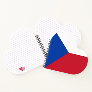 Cuaderno Bandera de la República Checa