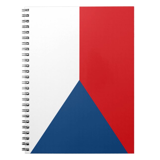 Cuaderno Bandera de la República Checa (Frente)