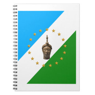 Cuaderno Bandera de la República de Oduduwa   Nación Yoruba