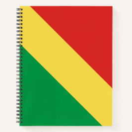 Cuaderno Bandera de la República del Congo