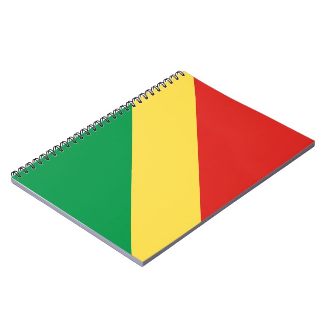 Cuaderno Bandera de la República del Congo (Lado Izquierdo)
