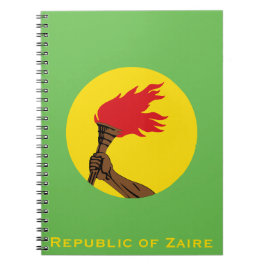 Cuaderno Bandera de la República del Zaire
