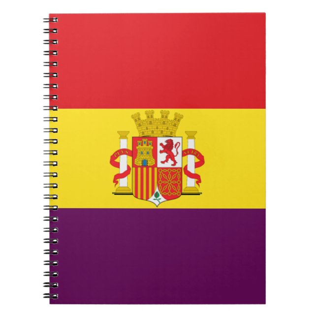 Cuaderno Bandera de la República Española (Frente)