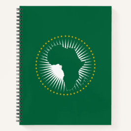 Cuaderno Bandera de la Unión Africana (África) (Panafrica)
