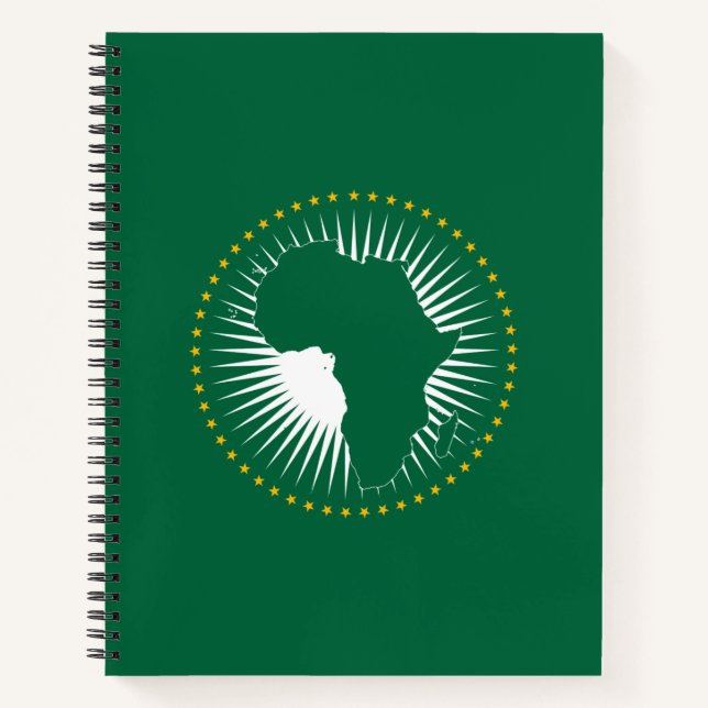 Cuaderno Bandera de la Unión Africana (África) (Panafrica) (Anverso)