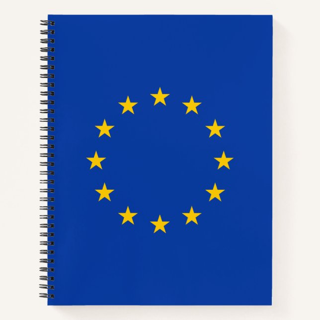 Cuaderno Bandera de la Unión Europea (Anverso)