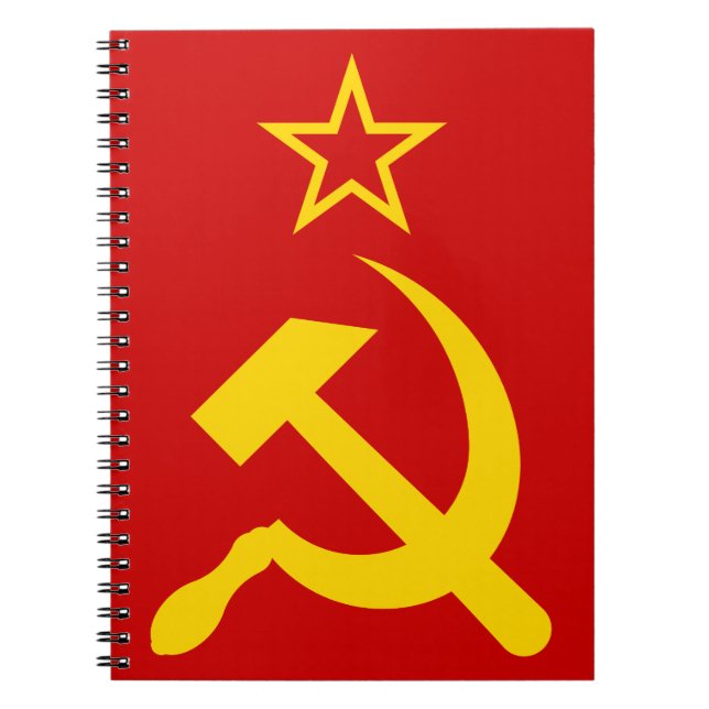 Cuaderno Bandera de la URSS - Bandera de la Unión Soviética (Frente)