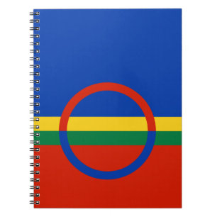 Cuaderno Bandera de Laponia (Navidad) (Sami) (Laponés)