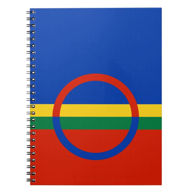 Cuaderno Bandera de Laponia (Navidades) (Sami) (Laplander) (Frente)