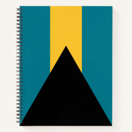 Cuaderno Bandera de las Bahamas
