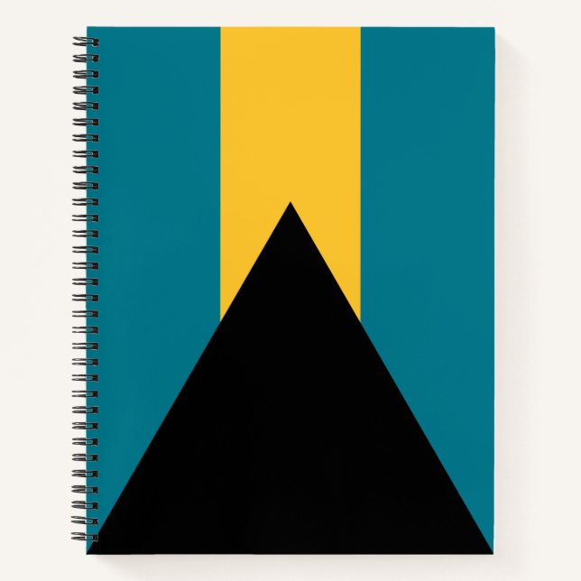 Cuaderno Bandera de las Bahamas (Anverso)