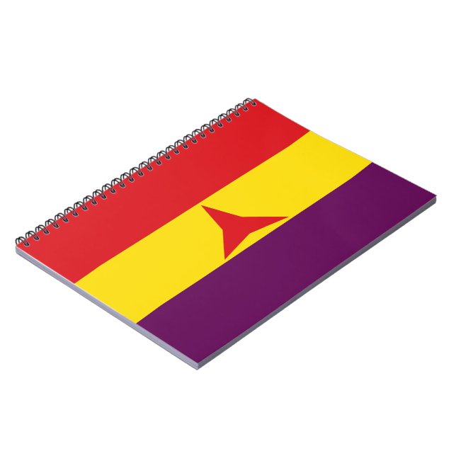 Cuaderno Bandera de las Brigadas Internacionales (Guerra Ci (Lado Izquierdo)