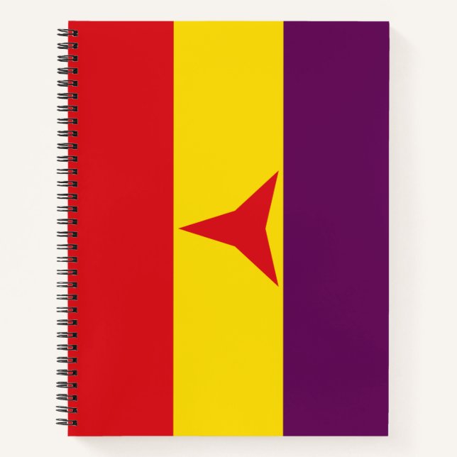 Cuaderno Bandera de las Brigadas Internacionales (Guerra Ci (Anverso)