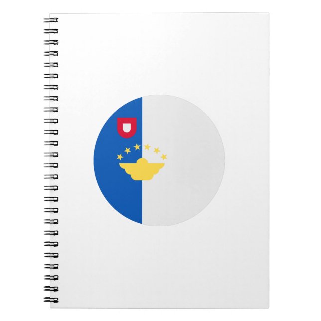 Cuaderno Bandera de las islas Azores (Frente)