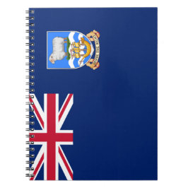 Cuaderno Bandera de las Islas Falkland (Territorio Británic