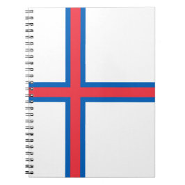 Cuaderno Bandera de las Islas Feroe