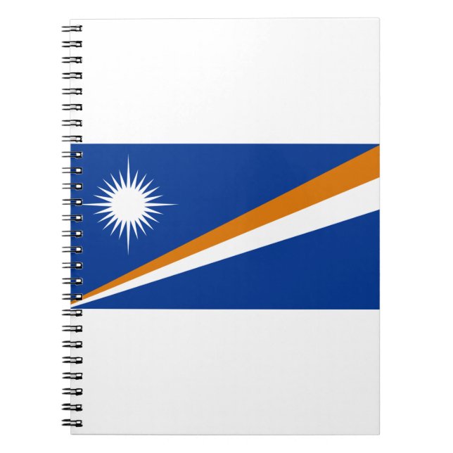 Cuaderno Bandera de las Islas Marshall (Frente)
