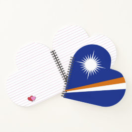 Cuaderno Bandera de las Islas Marshall