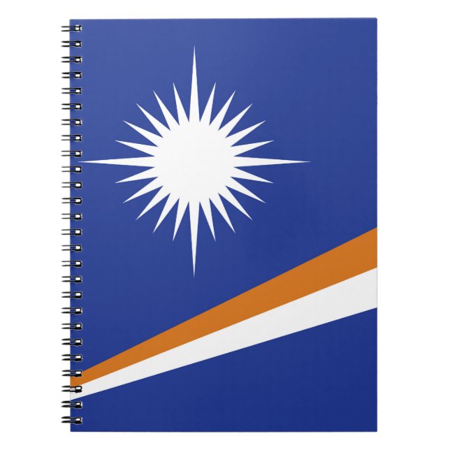 Cuaderno Bandera de las Islas Marshall (Frente)