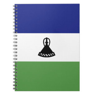 Cuaderno Bandera de Lesoto