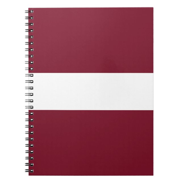 Cuaderno Bandera de Letonia (Frente)