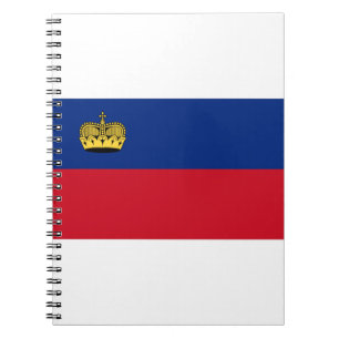 Cuaderno Bandera de Liechtenstein