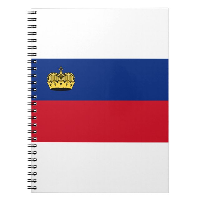 Cuaderno Bandera de Liechtenstein (Frente)