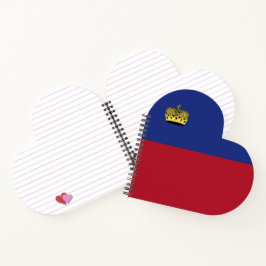 Cuaderno Bandera de Liechtenstein