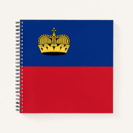 Cuaderno Bandera de Liechtenstein
