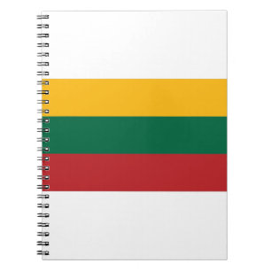 Cuaderno Bandera de Lituania